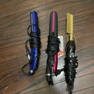 Flat Irons and Hot Comb